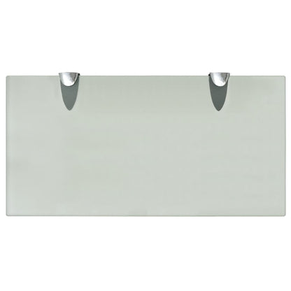vidaXL Floating Shelves 2 pcs Glass 40x20 cm 8 mm