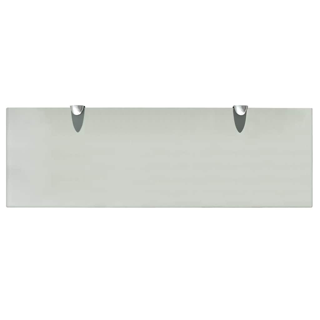 vidaXL Floating Shelves 2 pcs Glass 60x20 cm 8 mm
