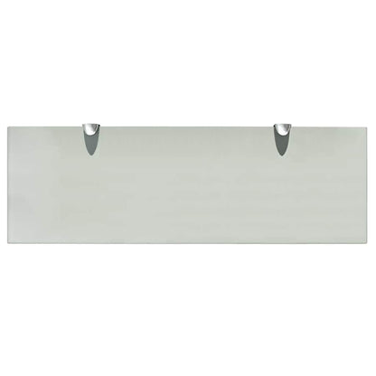vidaXL Floating Shelves 2 pcs Glass 60x20 cm 8 mm