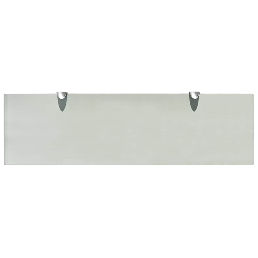 vidaXL Floating Shelves 2 pcs Glass 70x20 cm 8 mm