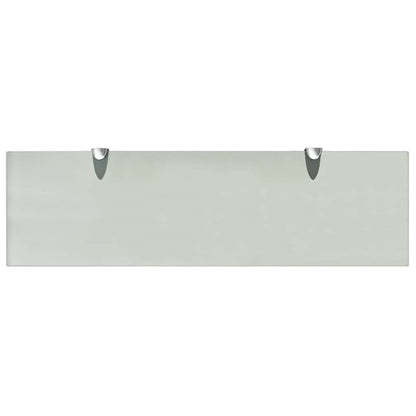 vidaXL Floating Shelves 2 pcs Glass 70x20 cm 8 mm