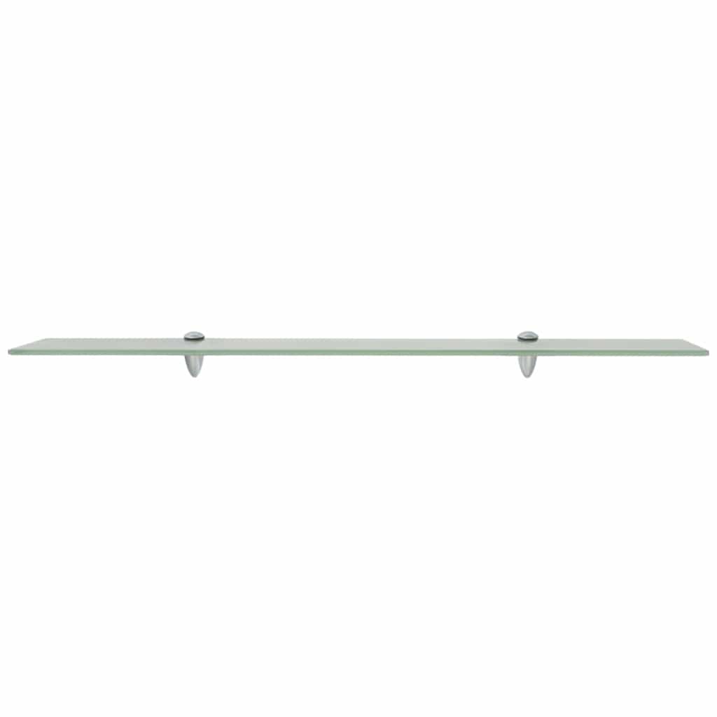 vidaXL Floating Shelves 2 pcs Glass 90x20 cm 8 mm