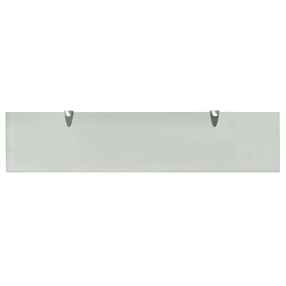 vidaXL Floating Shelves 2 pcs Glass 90x20 cm 8 mm