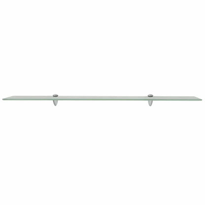 vidaXL Floating Shelves 2 pcs Glass 100x20 cm 8 mm