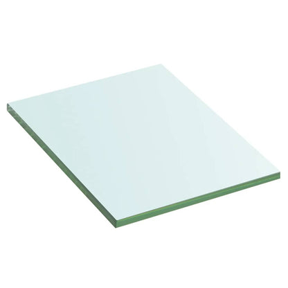 vidaXL Shelves 2 pcs Panel Glass Clear 20x15 cm