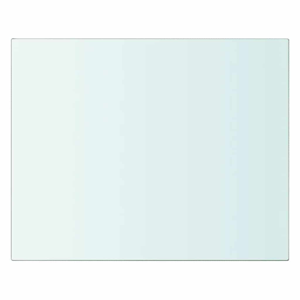 vidaXL Shelves 2 pcs Panel Glass Clear 20x20 cm