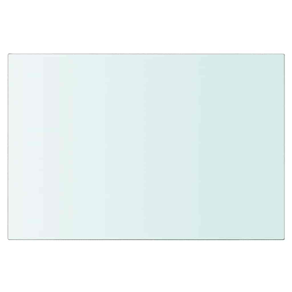 vidaXL Shelves 2 pcs Panel Glass Clear 20x25 cm