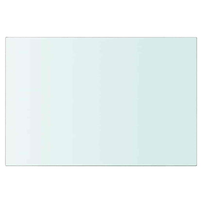 vidaXL Shelves 2 pcs Panel Glass Clear 20x25 cm
