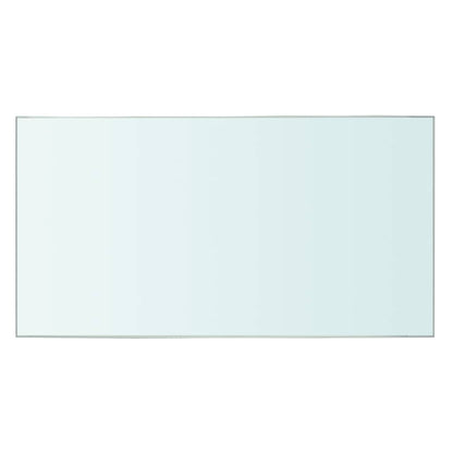 vidaXL Shelves 2 pcs Panel Glass Clear 20x30 cm