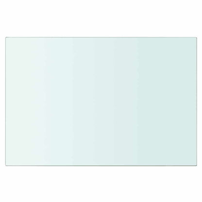 vidaXL Shelves 2 pcs Panel Glass Clear 30x15 cm
