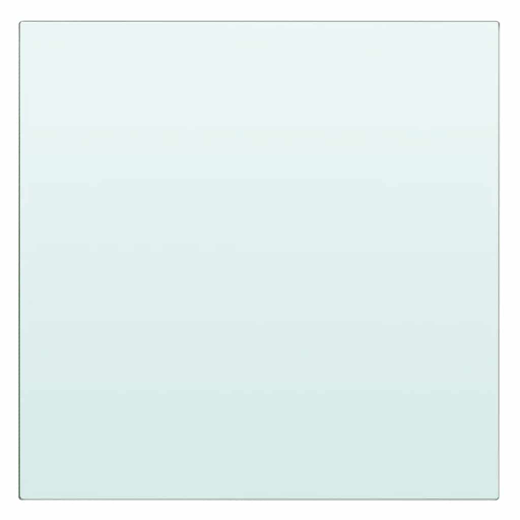 vidaXL Glass Panel | Set of 2 | Clear | Tempered glass | 30x25 cm