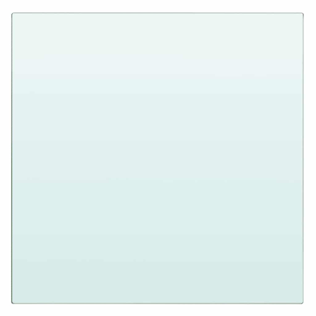 vidaXL Shelves 2 pcs Panel Glass Clear 30x30 cm