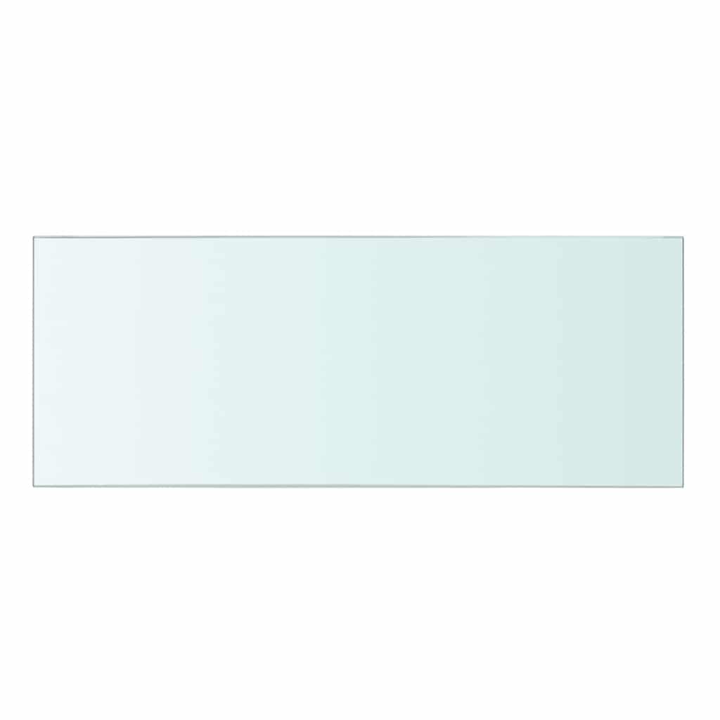 vidaXL Shelves 2 pcs Panel Glass Clear 40x15 cm