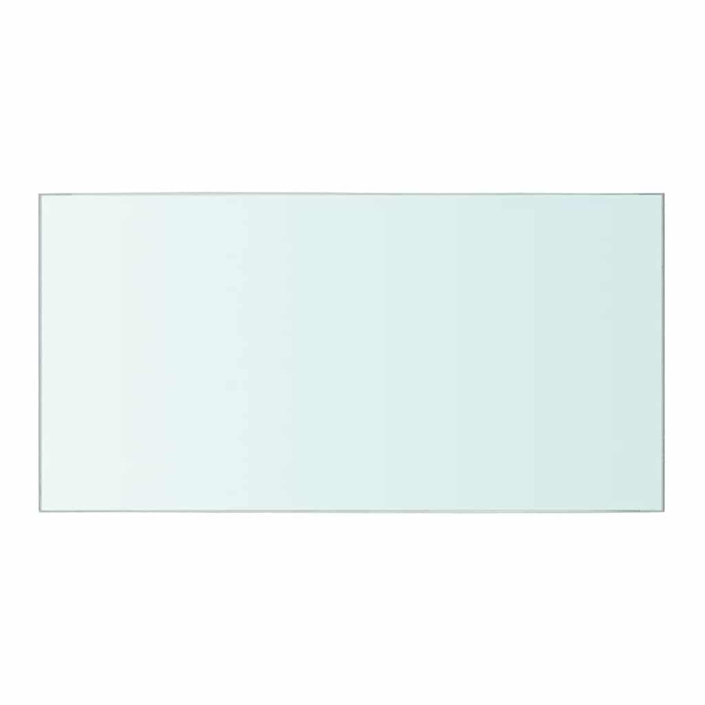 vidaXL Shelves 2 pcs Panel Glass Clear 40x20 cm
