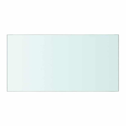 vidaXL Shelves 2 pcs Panel Glass Clear 40x20 cm