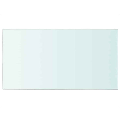vidaXL Shelves 2 pcs Panel Glass Clear 40x25 cm