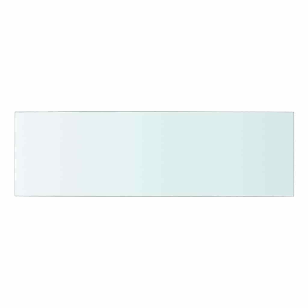 vidaXL Shelves 2 pcs Panel Glass Clear 50x15 cm