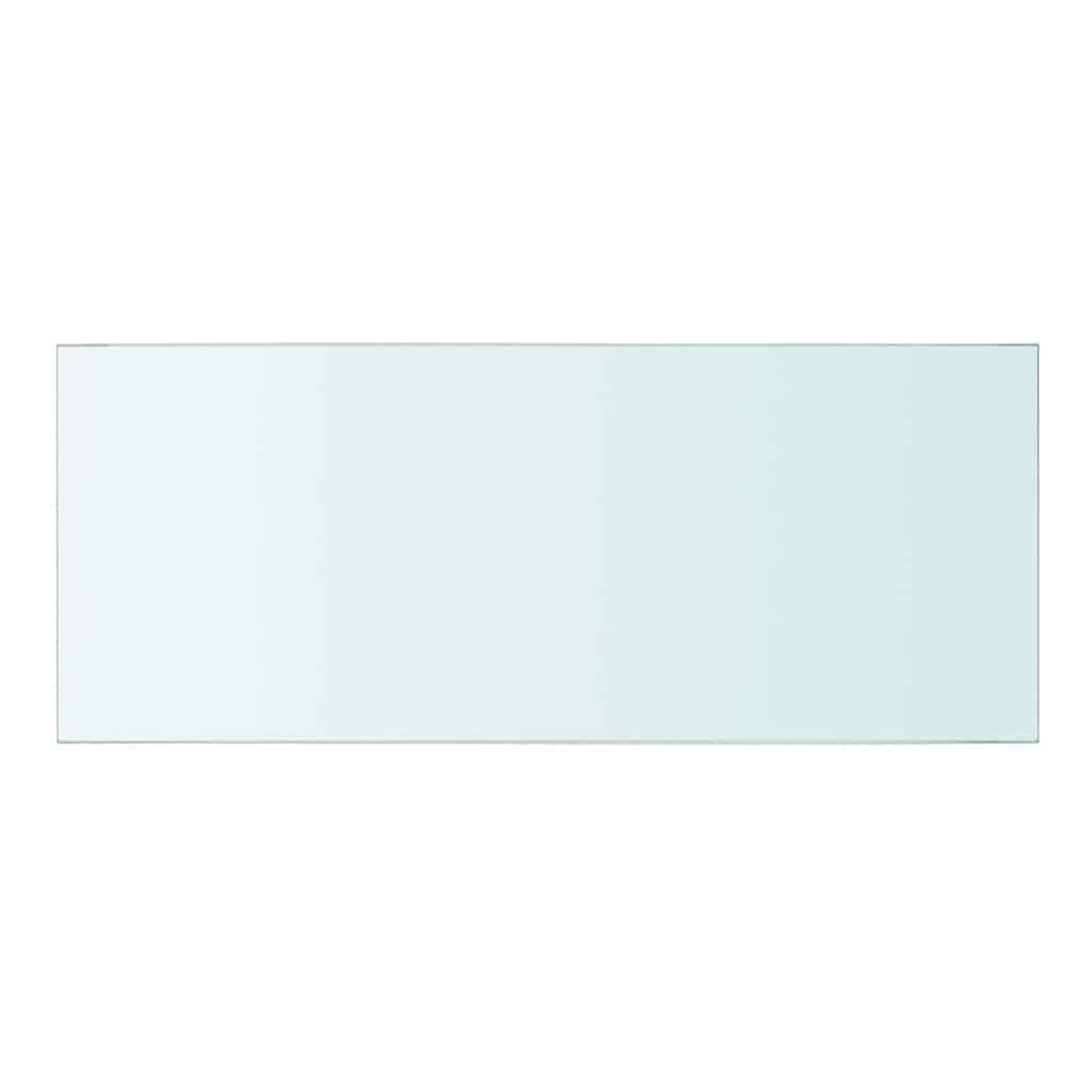 vidaXL Shelves 2 pcs Panel Glass Clear 50x20 cm