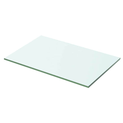 vidaXL Shelves 2 pcs Panel Glass Clear 50x25 cm