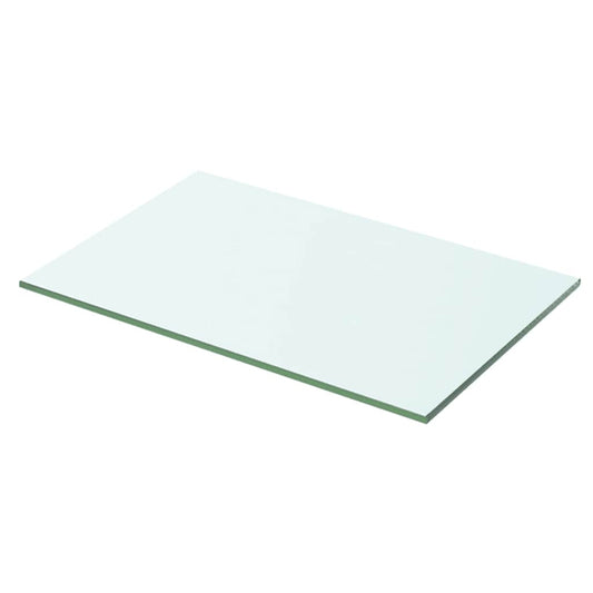 vidaXL Shelves 2 pcs Panel Glass Clear 50x25 cm