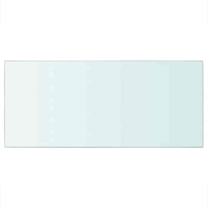 vidaXL Shelves 2 pcs Panel Glass Clear 50x25 cm