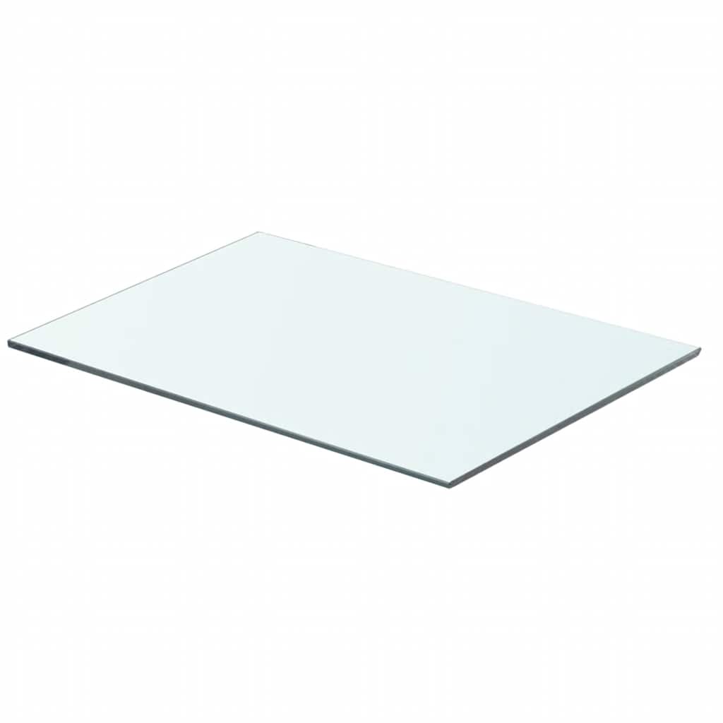 vidaXL Shelves 2 pcs Panel Glass Clear 50x30 cm