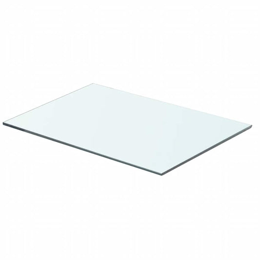 vidaXL Shelves 2 pcs Panel Glass Clear 50x30 cm
