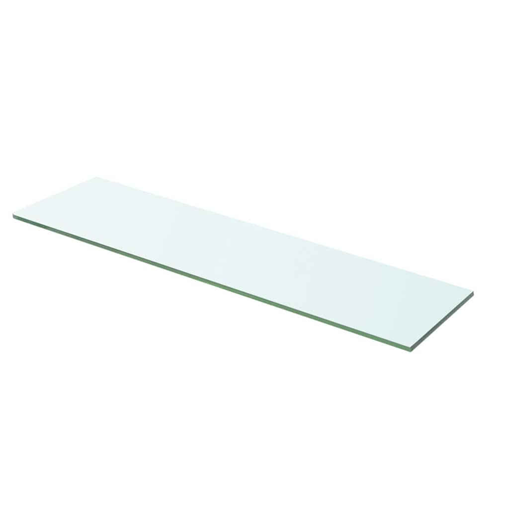 vidaXL Shelves 2 pcs Panel Glass Clear 60x12 cm