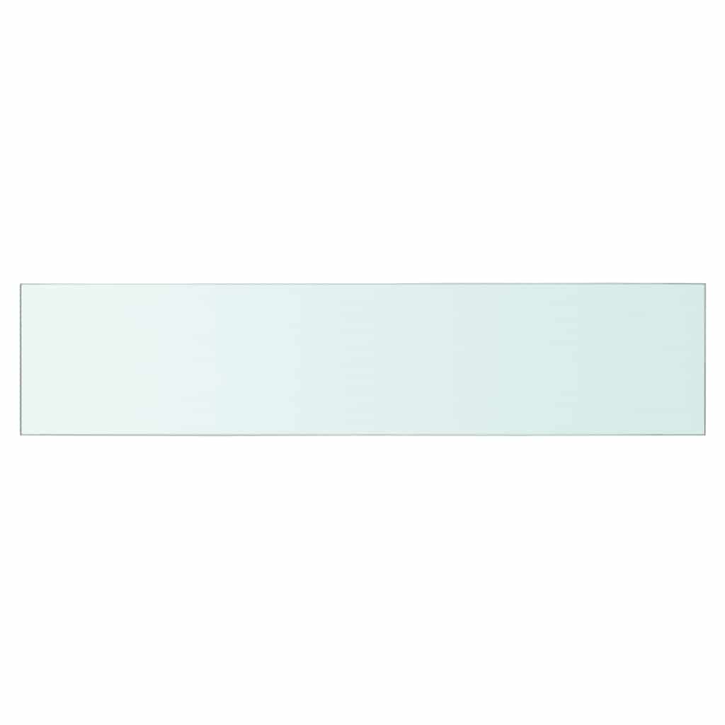 vidaXL Shelves 2 pcs Panel Glass Clear 60x12 cm