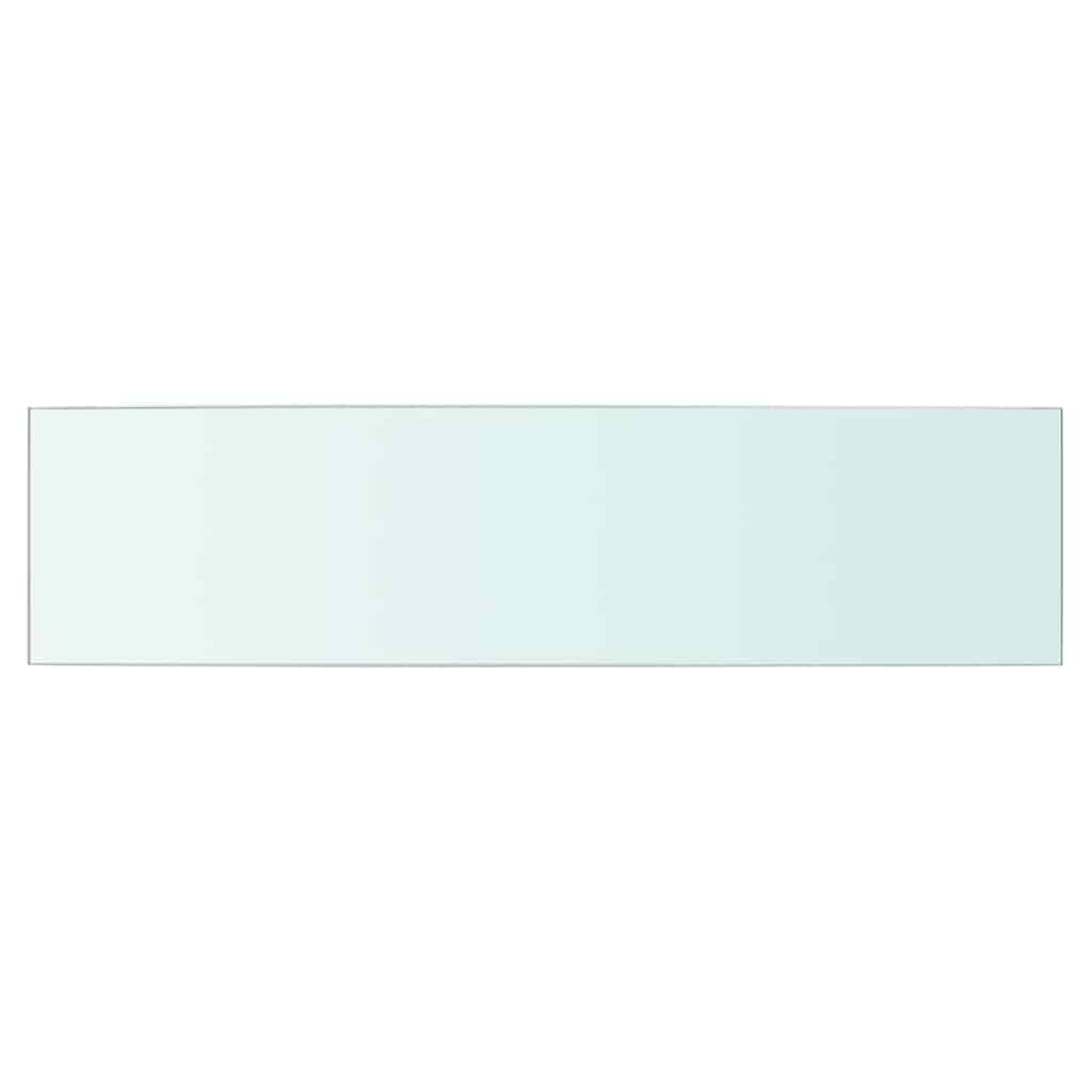 vidaXL Shelves 2 pcs Panel Glass Clear 60x15 cm
