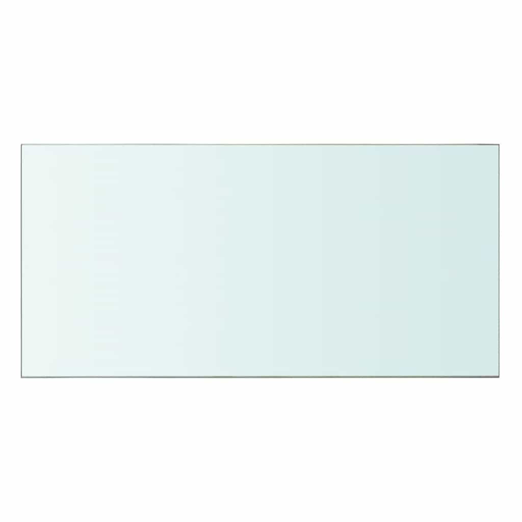 vidaXL Shelves 2 pcs Panel Glass Clear 60x30 cm