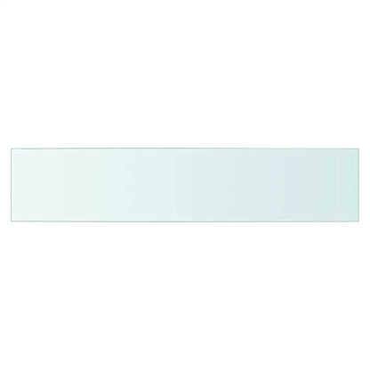 vidaXL Shelves 2 pcs Panel Glass Clear 70x15 cm