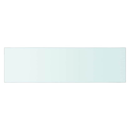 vidaXL Shelves 2 pcs Panel Glass Clear 70x20 cm
