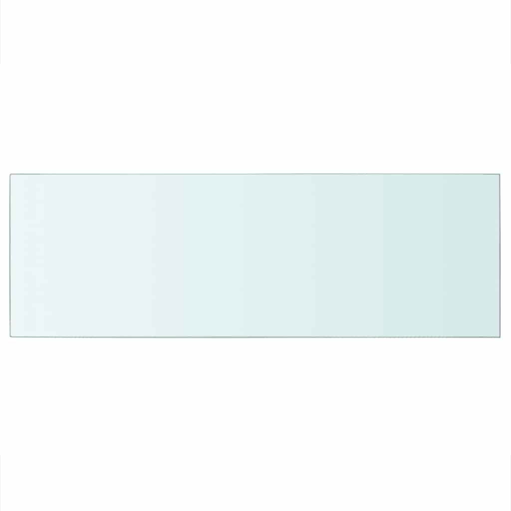 vidaXL Shelves 2 pcs Panel Glass Clear 70x25 cm