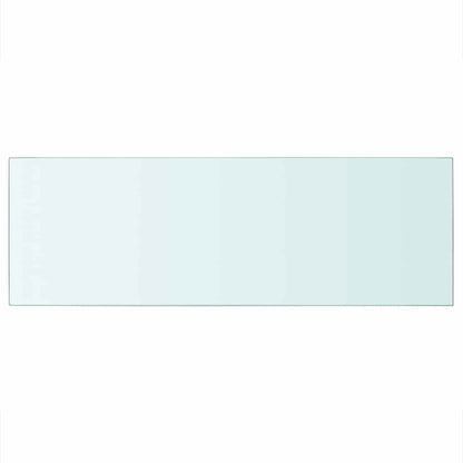 vidaXL Shelves 2 pcs Panel Glass Clear 70x25 cm
