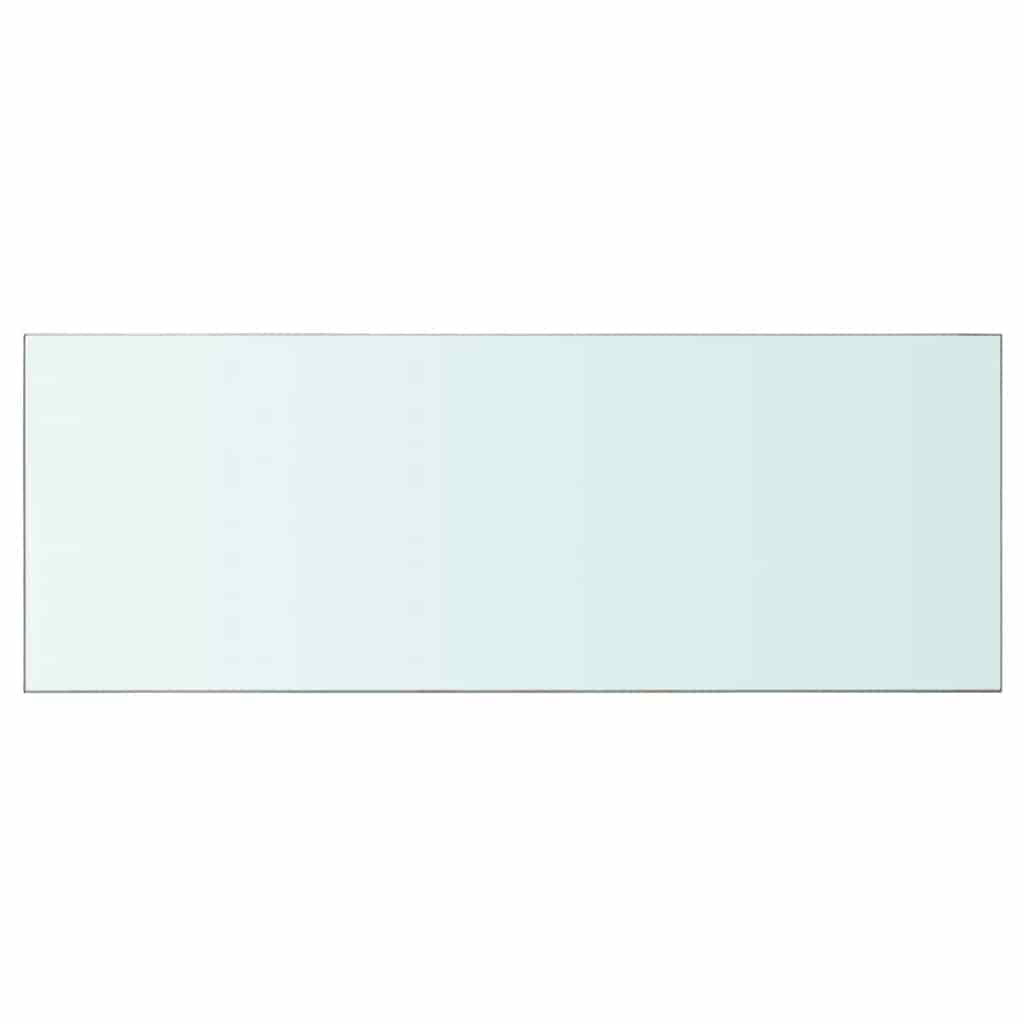 vidaXL Shelves 2 pcs Panel Glass Clear 80x30 cm