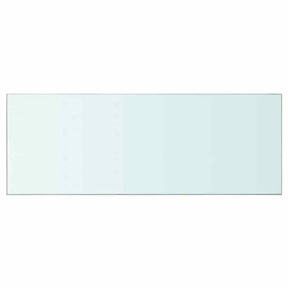 vidaXL Shelves 2 pcs Panel Glass Clear 80x30 cm