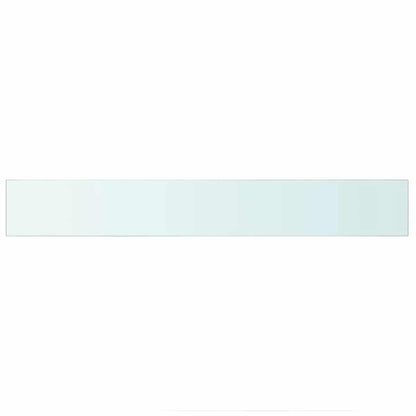 vidaXL Shelves 2 pcs Panel Glass Clear 90x12 cm