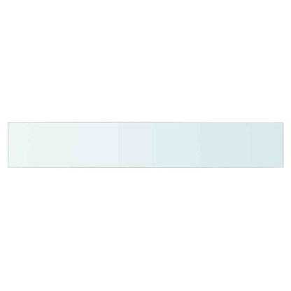 vidaXL Shelves 2 pcs Panel Glass Clear 90x15 cm