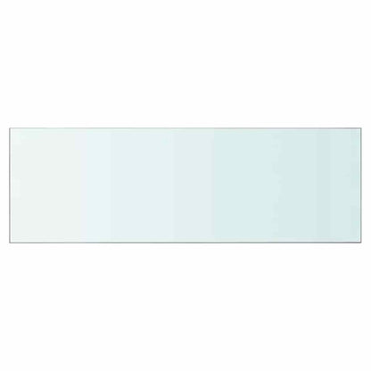 vidaXL Shelves 2 pcs Panel Glass Clear 90x30 cm