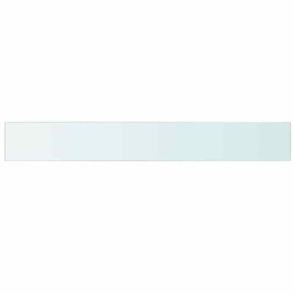 vidaXL Shelves 2 pcs Panel Glass Clear 110x15 cm