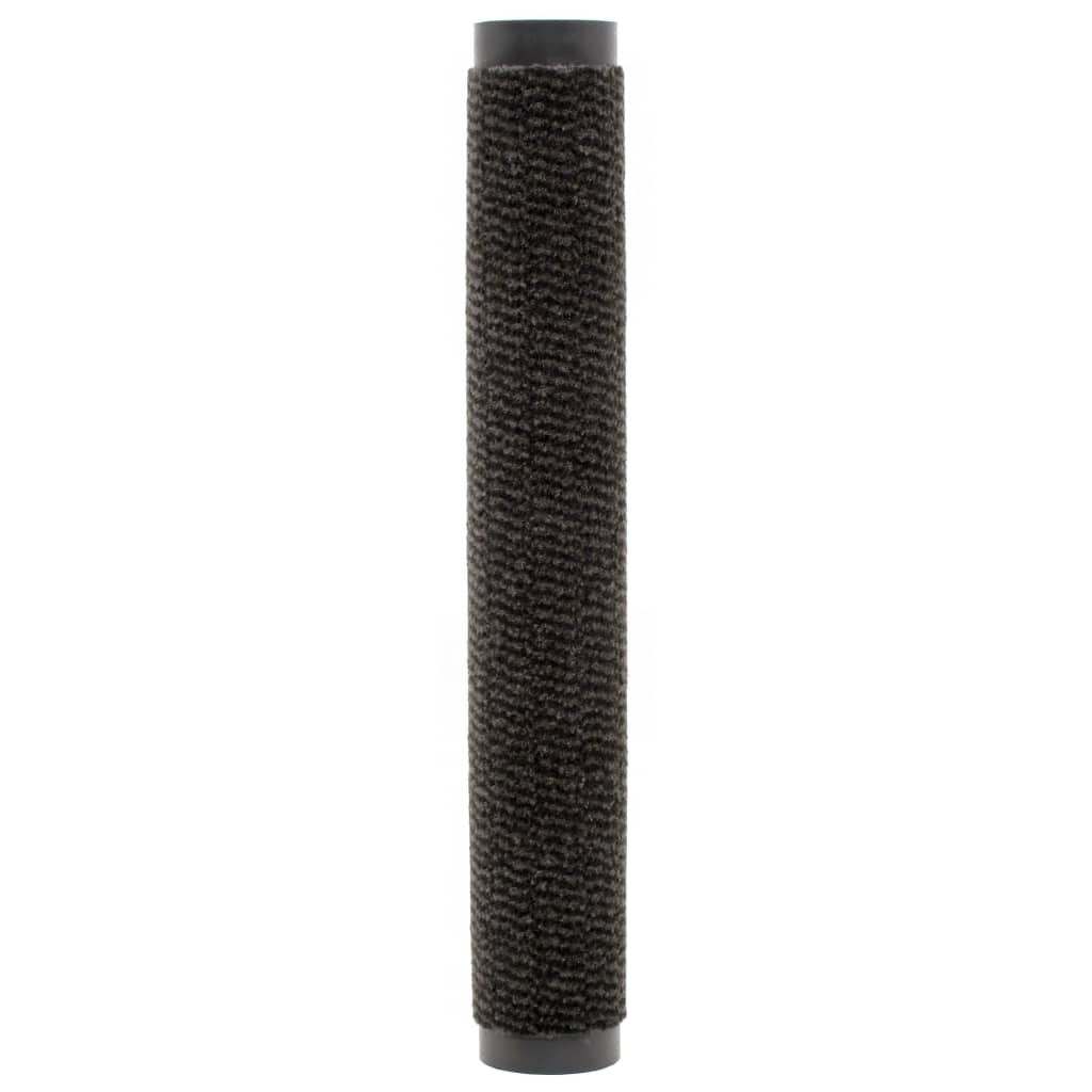 vidaXL Dust Control Mats 2 pcs Rectangular Tufted 40x60 cm Black