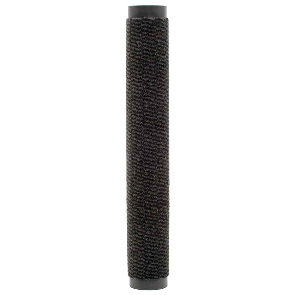 vidaXL Dust Control Mats 2 pcs Rectangular Tufted 40x60 cm Black