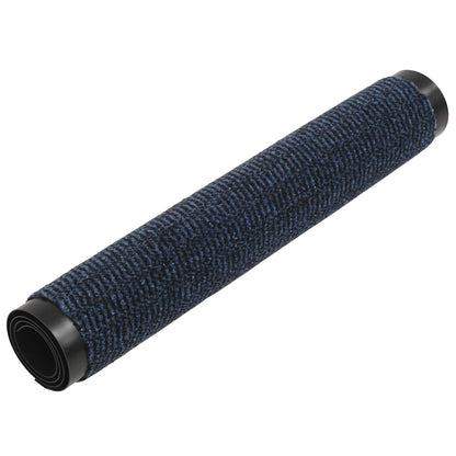 vidaXL Dust Control Mats 2 pcs Rectangular Tufted 40x60 cm Blue