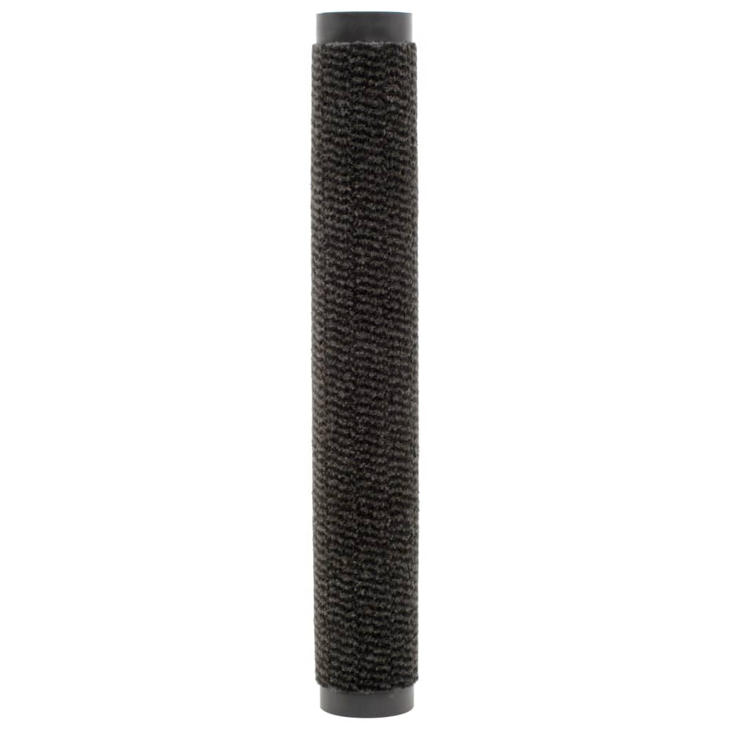 vidaXL Dust Control Mats 2 pcs Rectangular Tufted 60x90 cm Black