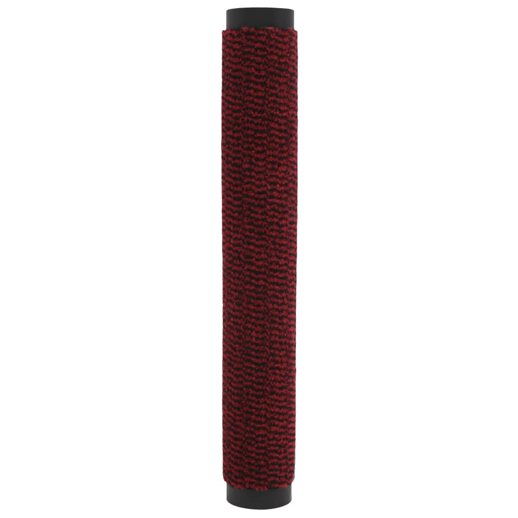 vidaXL Dust Control Mats 2 pcs Rectangular Tufted 60x90 cm Red