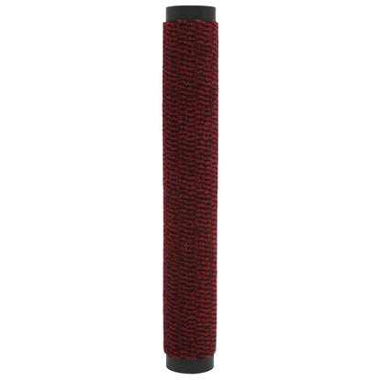 vidaXL Dust Control Mats 2 pcs Rectangular Tufted 60x90 cm Red