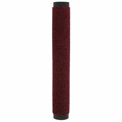 vidaXL Dust Control Mats 2 pcs Rectangular Tufted 60x90 cm Red