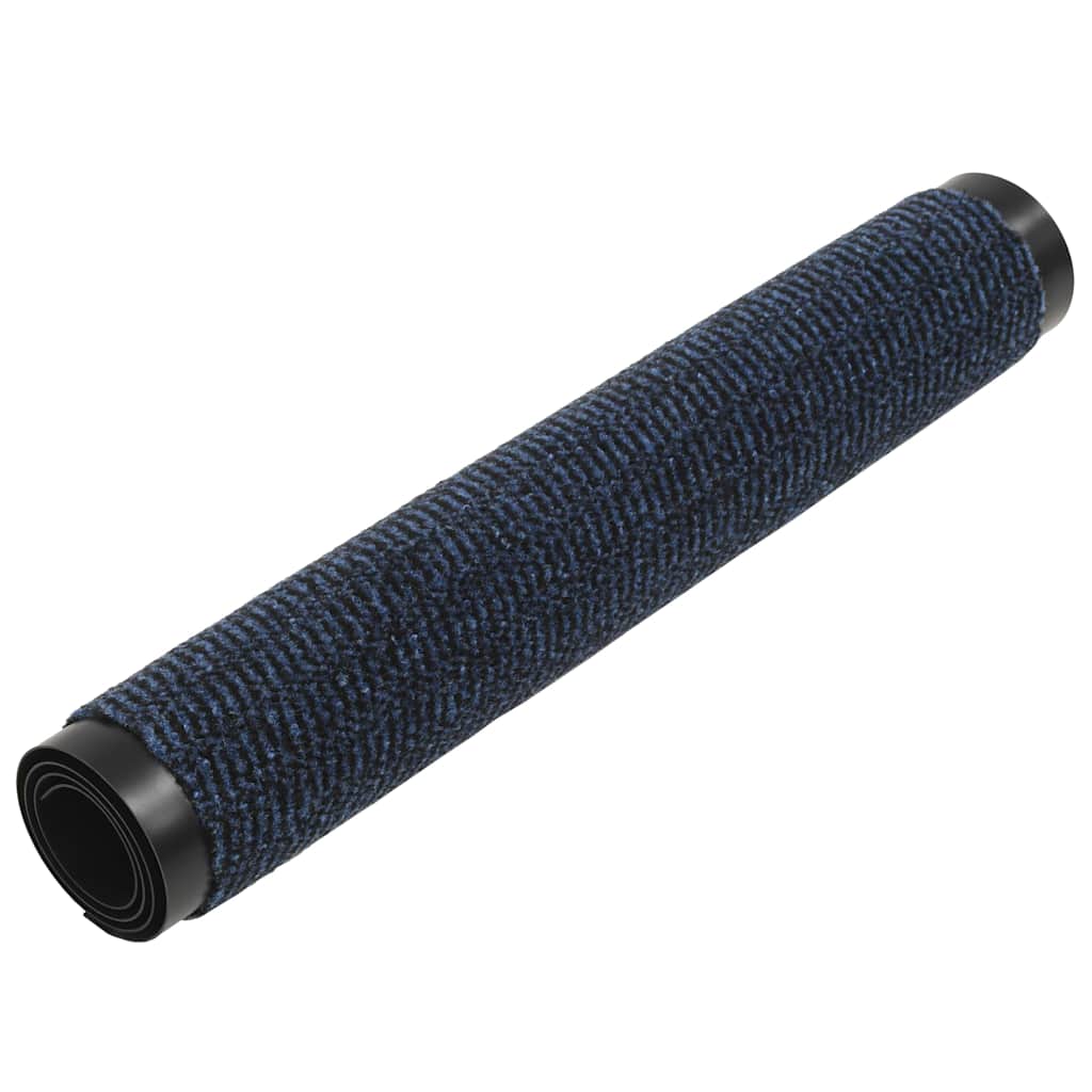 vidaXL Dust Control Mats 2 pcs Rectangular Tufted 60x90 cm Blue