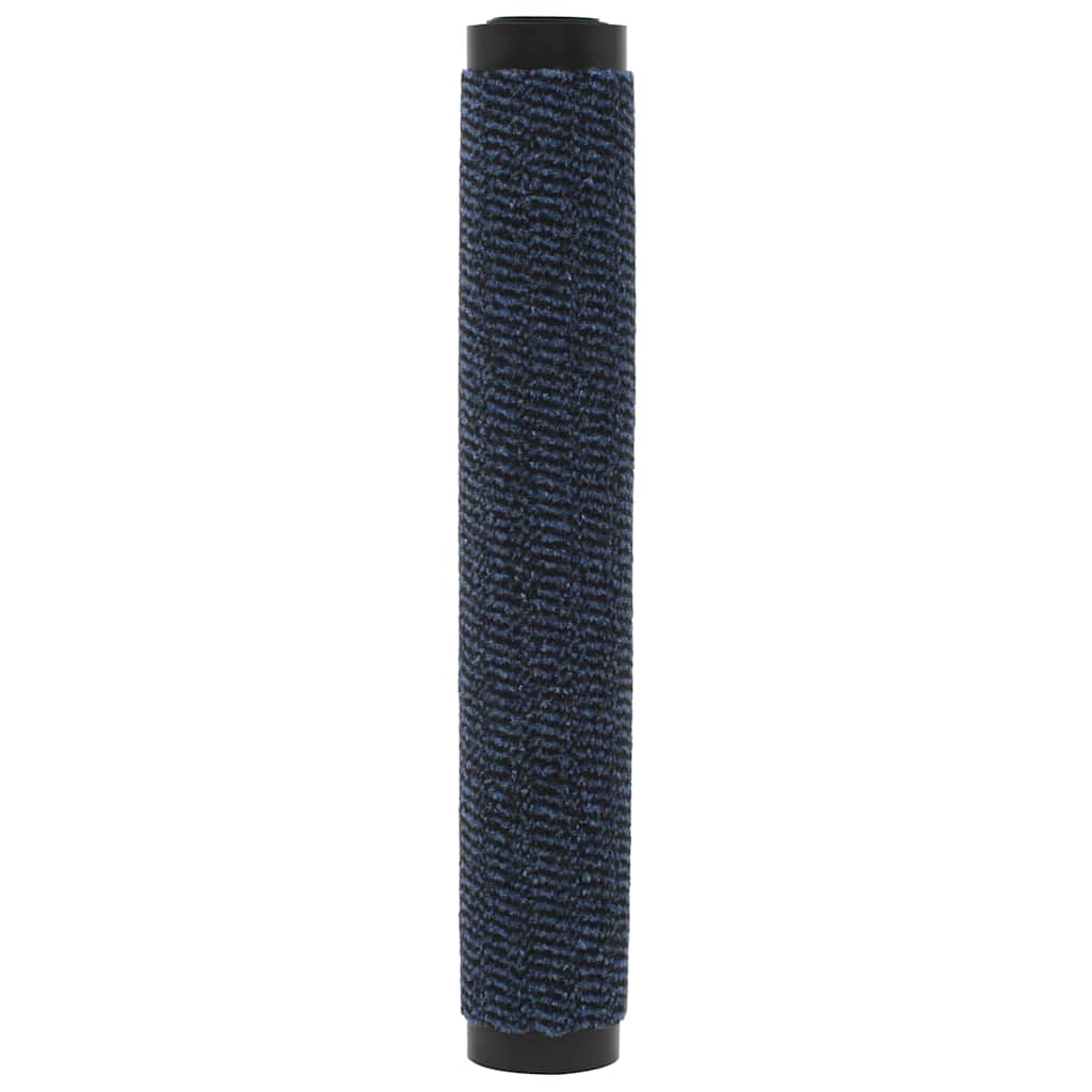 vidaXL Dust Control Mats 2 pcs Rectangular Tufted 60x90 cm Blue